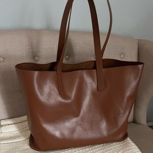 Everlane Everyday Tote in Cognac